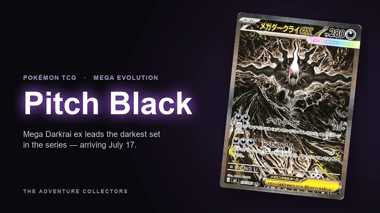 Pitch Black Pokémon TCG: Mega Darkrai ex Preview — Every Chase Card and What We’re Targeting